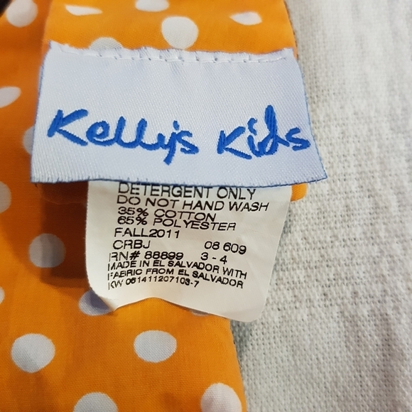 Kelly's Kids corduroy reversible jumper Halloween & Thanksgiving & pull on pants - Picture 2 of 5